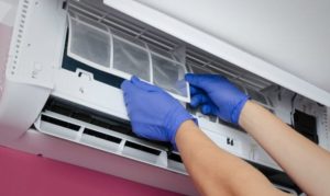 professional air conditioner servicing